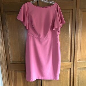 Flutter Sleeve Cocktail Dress